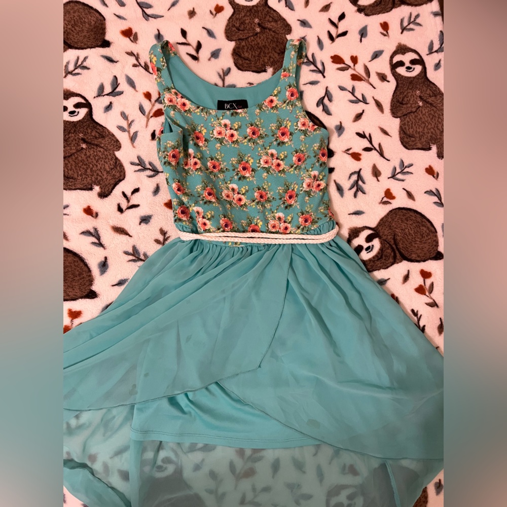 BCX girls belted dress